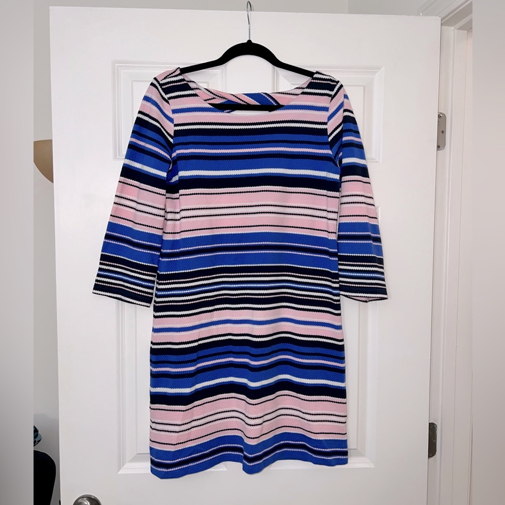 Lilly Pulitzer, Medium, Scallop Striped Dress